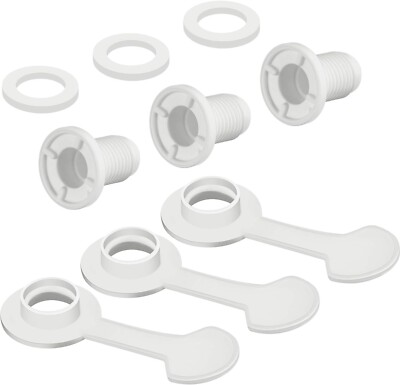 3 Sets Cooler Drain Plug Assembly for Coleman Xtreme Coolers - 1.1 Shaft Length