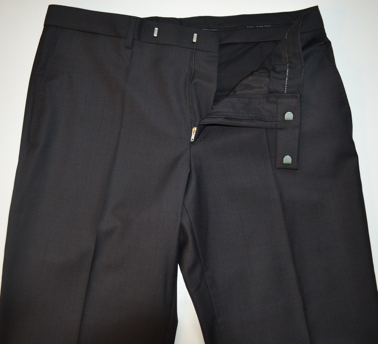Pre-owned Hugo Boss Black Label Super 100 Wool Comfort Fit Luxurious Business Suit