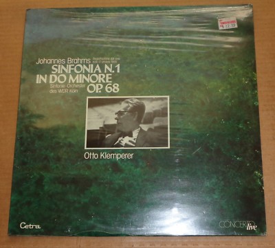 Klemperer/WDR Koln BRAHMS Symphony No.1 (1955) - Cetra LO 515 SEALED