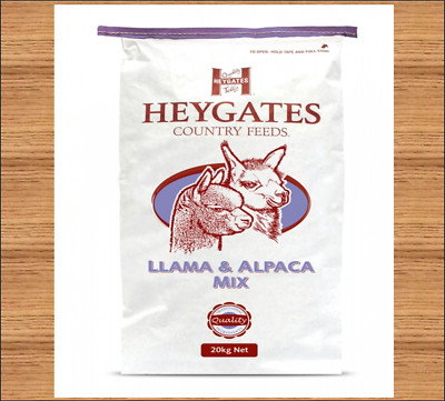 Heygates Llama & Alpaca Mix 20kg Premium Molassed Coarse Mixture with Vitamin E