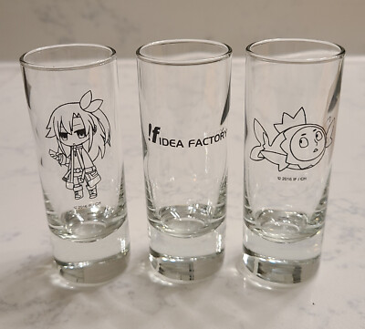 Idea Factory International Compile Heart Shot Glasses - IFI , Iffy , Umio (3)