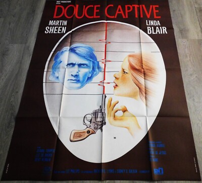 Sweet Hostage French Movie Poster Original 47''63 1975 Linda Blair Sheen