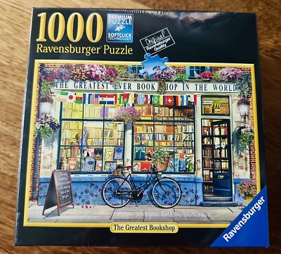 NEW & SEALED Ravensburger Puzzle 1000-Pc THE GREATEST BOOKSHOP