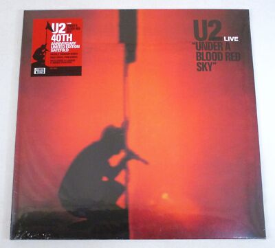U2 LIVE UNDER A BLOOD RED SKY 40th ANNIVERSARY 2023 NEW RSD LP RED COLORED VINYL
