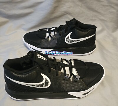 Nike Flytrap 6 Basketball Sneakers Kyrie Irving White Black DM1125-001 size 12