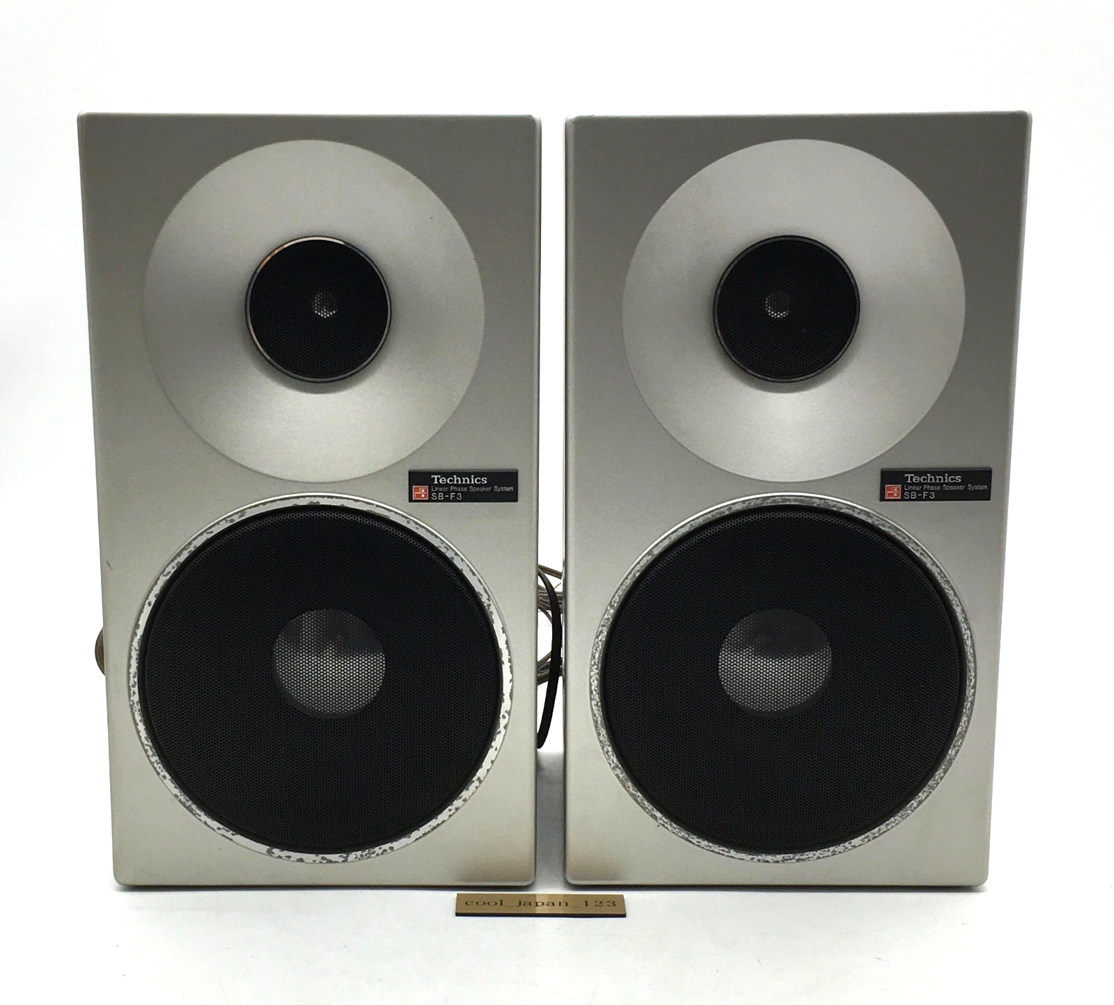 Technics SB-F3 2-Way Speaker System Stereo Speakers 70W Japan