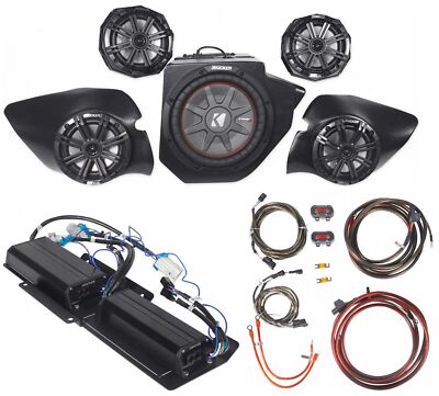 SSV RZ4-5KRC 5 Speaker Kit For 2019 + Polaris RZR XP1000/XP41000/XP TurboS/900S