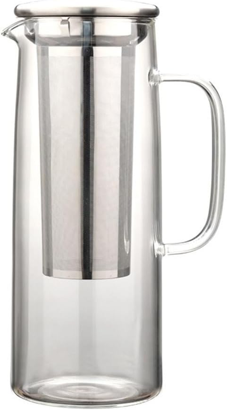 Cold Brew Coffee Maker Glass, Cold Brew Coffee Maker Pitcher, 1300Ml Airtight Ic