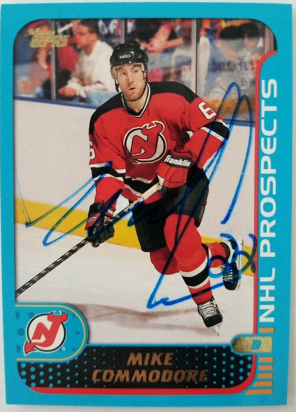 Mike Commodore New Jersey Devils 2001 Topps #300 NHL