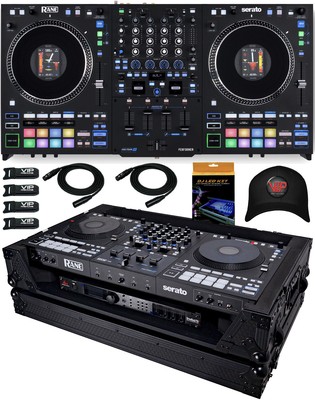Rane Performer 4-channel Motorized DJ Controller, XS-RANEFOURWBL, DriveRack PA2