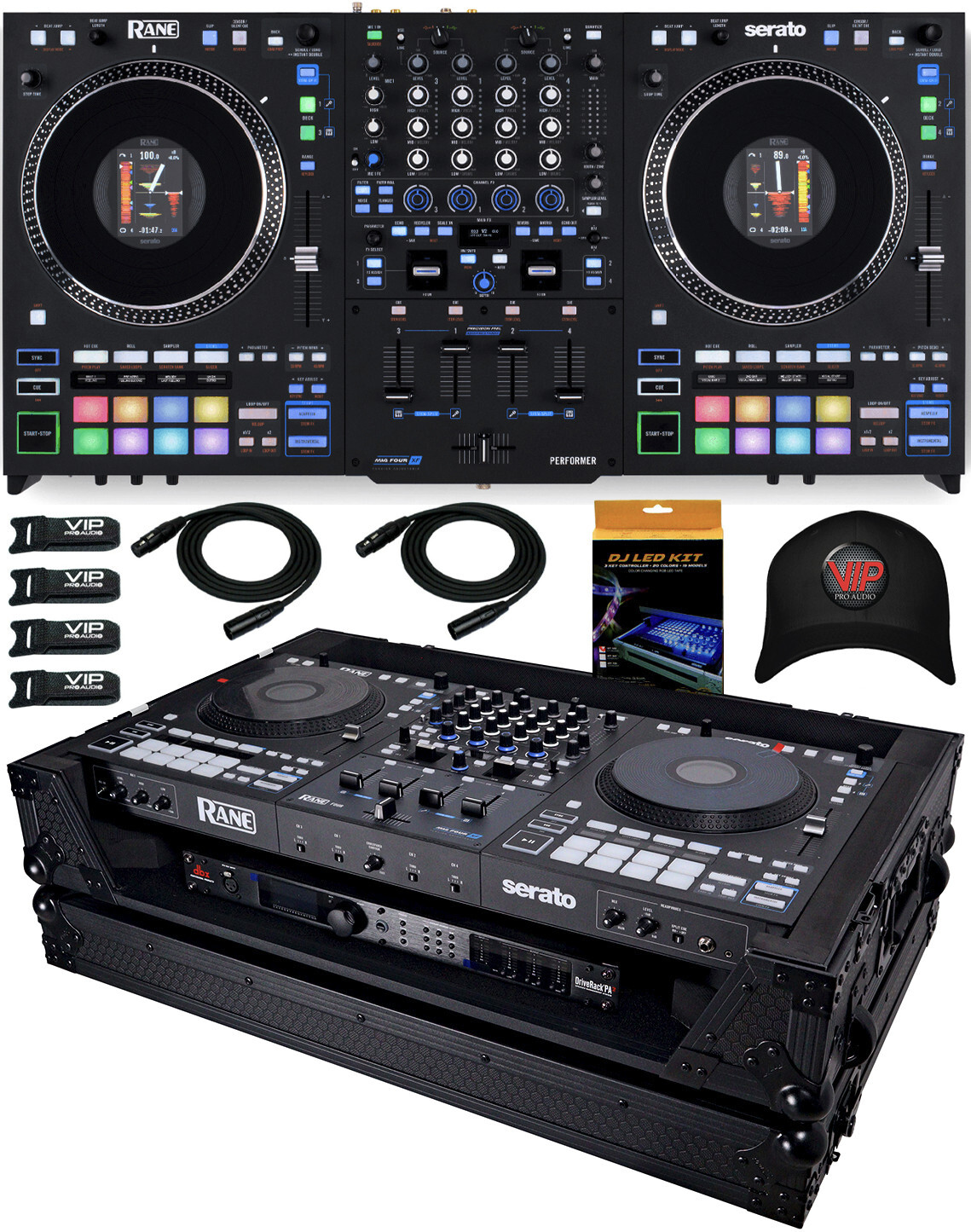 Rane Performer 4-channel Motorized DJ Controller, XS