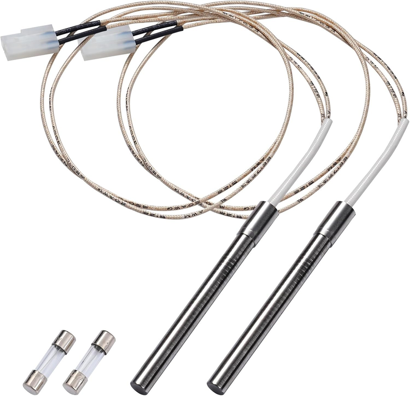 2 Pack Hot Rod Igniter Kit for Pit Boss Traeger Camp Chef Pellet Grill 200W 120V
