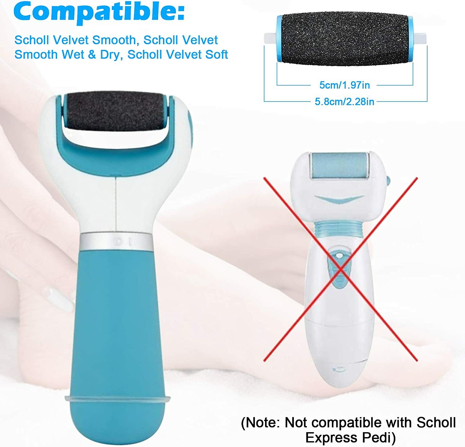 Scholl velvet wet dry