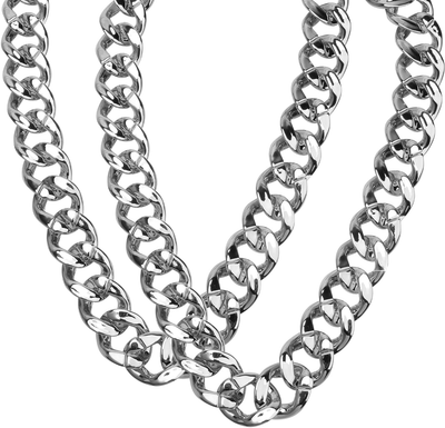 Big silver necklace for prom shop