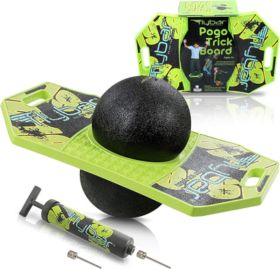 Flybar Pogo Trick Ball for Kids, Trick Bounce Board for Boys