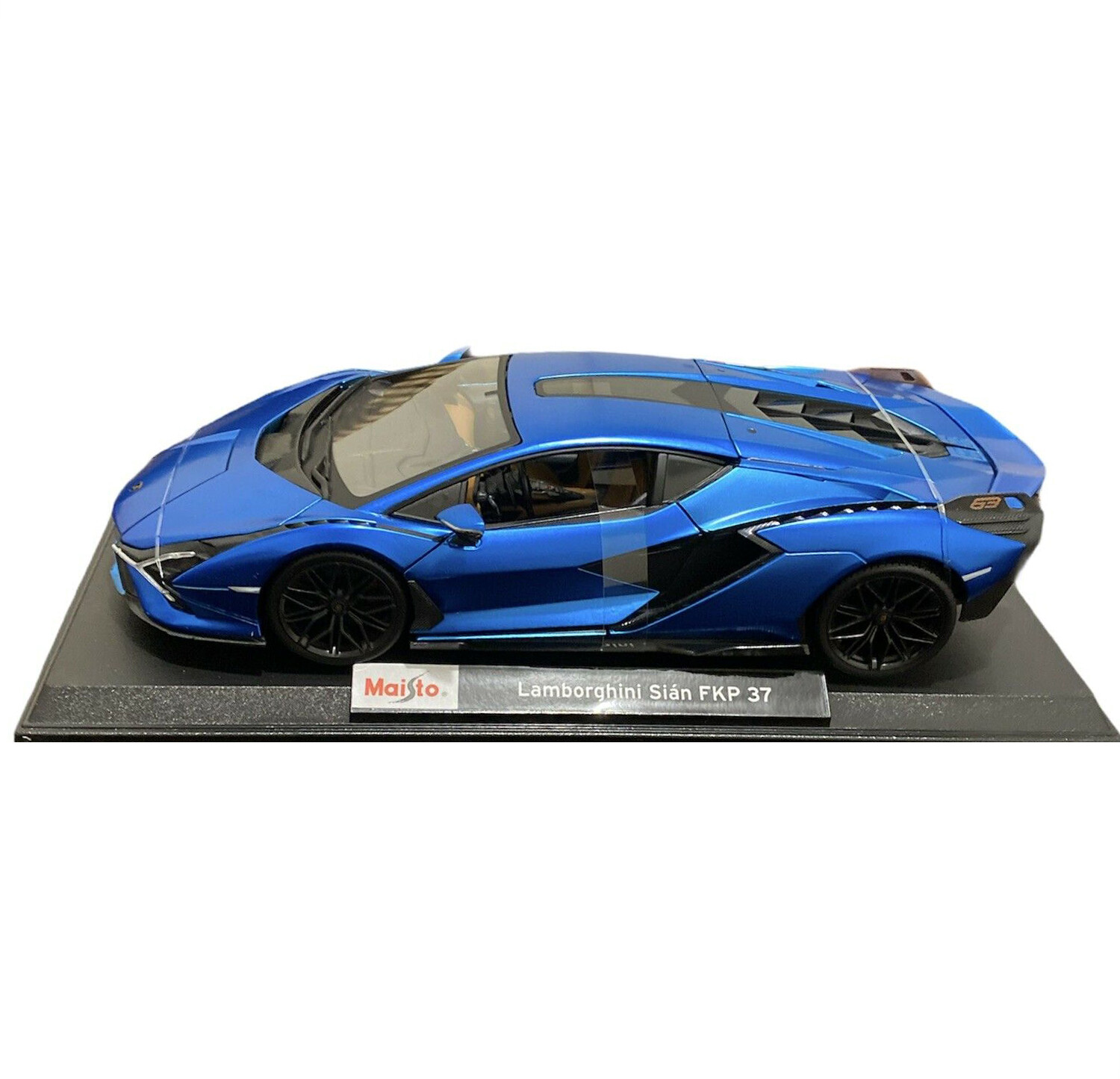 Maisto Blue Lamborghini Sian FKP 37 Kids Model Diecast