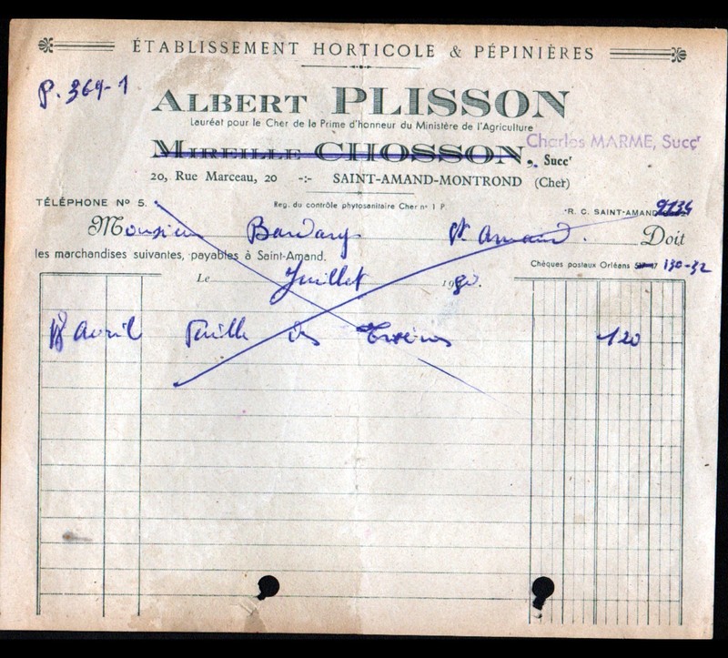 Saint-Amand-Montrond (18) Horticulture Pepiniere 