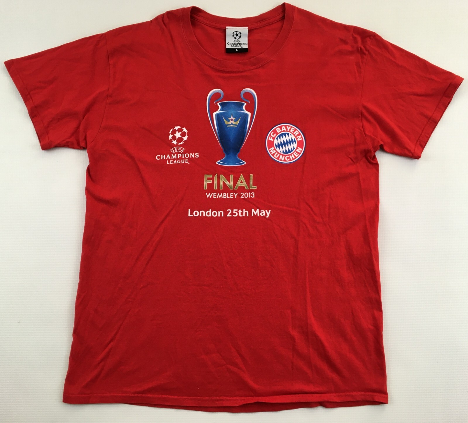 GRANDE WEMBLEY FINAL 2013  バイエルン Tシャツ FC Bayern München Munich 2013 Champions League Wembley final