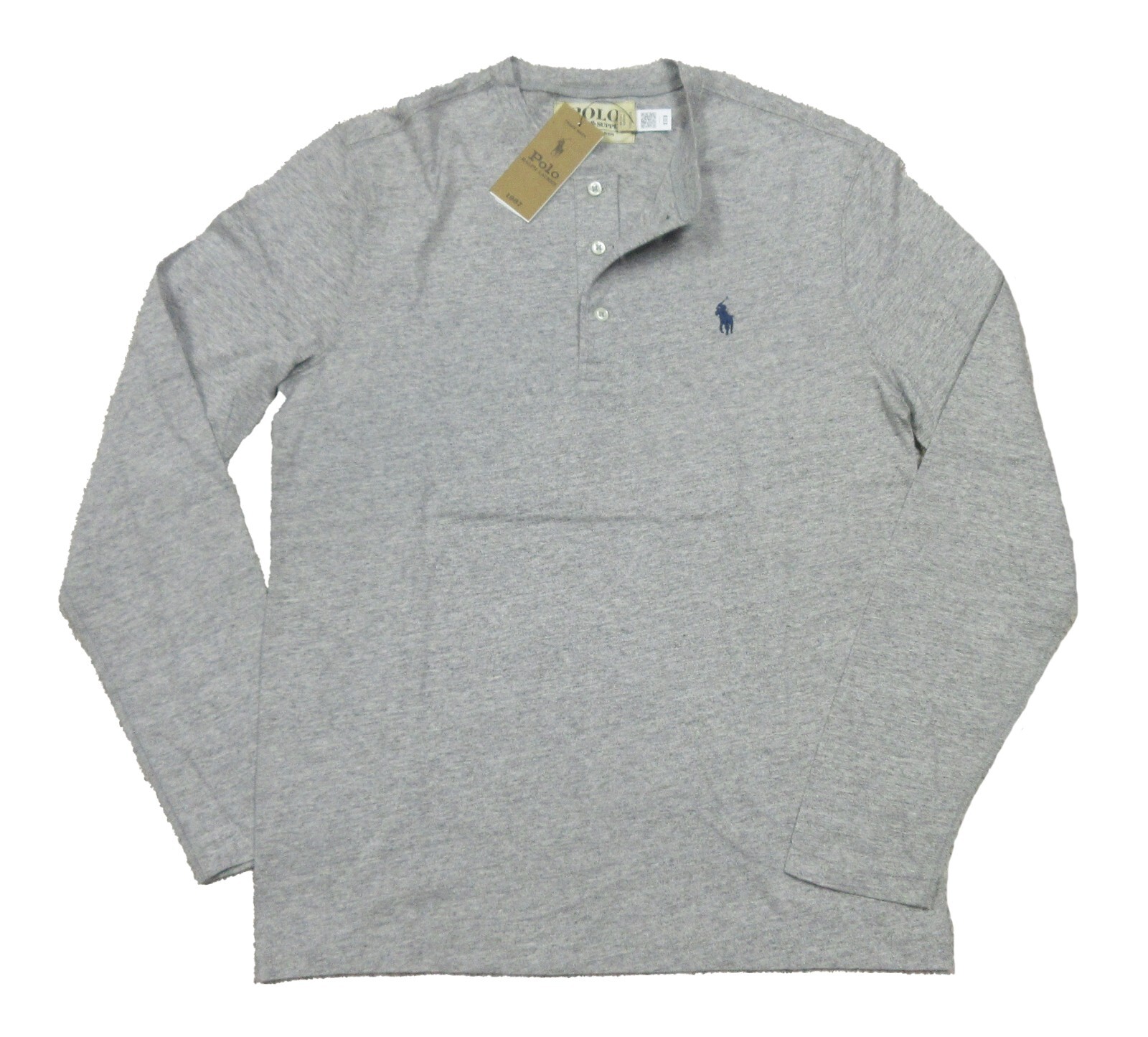 Tシャツ・カットソー POLO RALPH LAUREN Woman T-Shirt Grey 211967106 003 POLO RALPH LAUREN Womens Crew Neck Jersey T-Shirt (X-Small