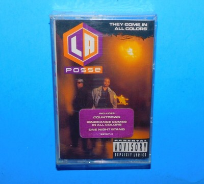 L.A. POSSE -THEY COME IN ALL COLORS-1991 HIP-HOP CASSETTE SEALED w/ HYPE STICKER