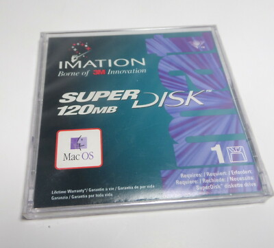 Imation super disk 120mb new sealed (B-8)