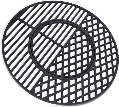 Cast Iron Round Grill Grate 21.5'' for Weber 22.5'' Inch Kettle Performer Charcoal