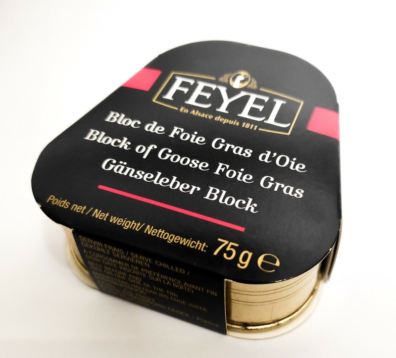 GÃ¤Nseleber Foie Gras DÂ´Oie Bloc Von Feyel 75g In Der Dose Aus Frankreich