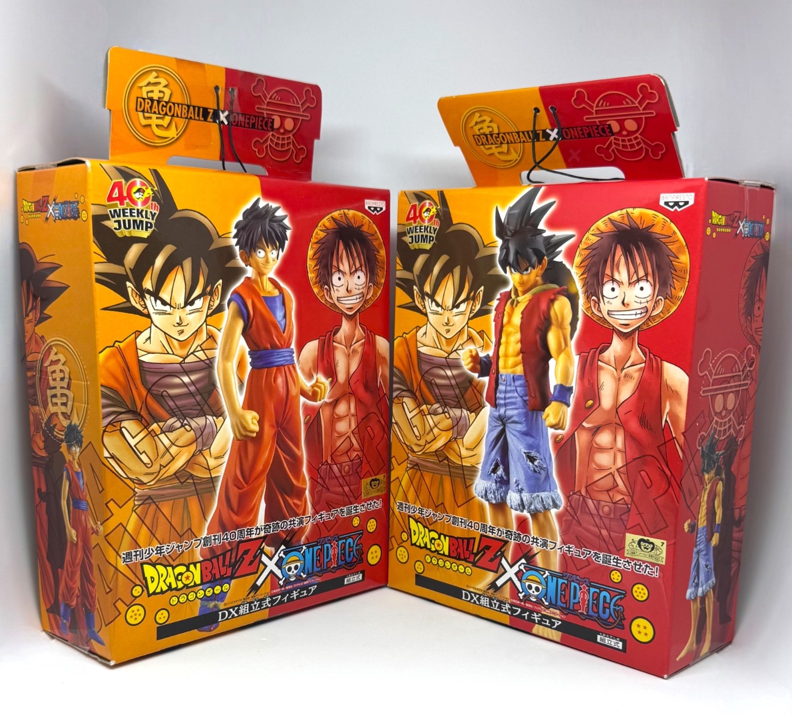 フィギュア　フィギュアセット　まとめ売り　ONEPIECE　ドラゴンボール お値引き❢ ドラゴンボールZ✘ワンピースコラボ フィギュア4体セット
