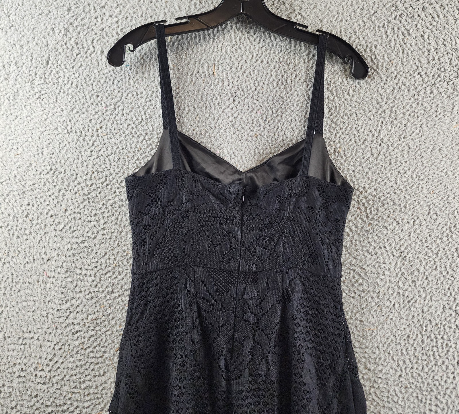 Kobi Halperin Willow Floral Lace Sweetheart Midi Dress Women's 4 Black Back Zip - Picture 10 of 15