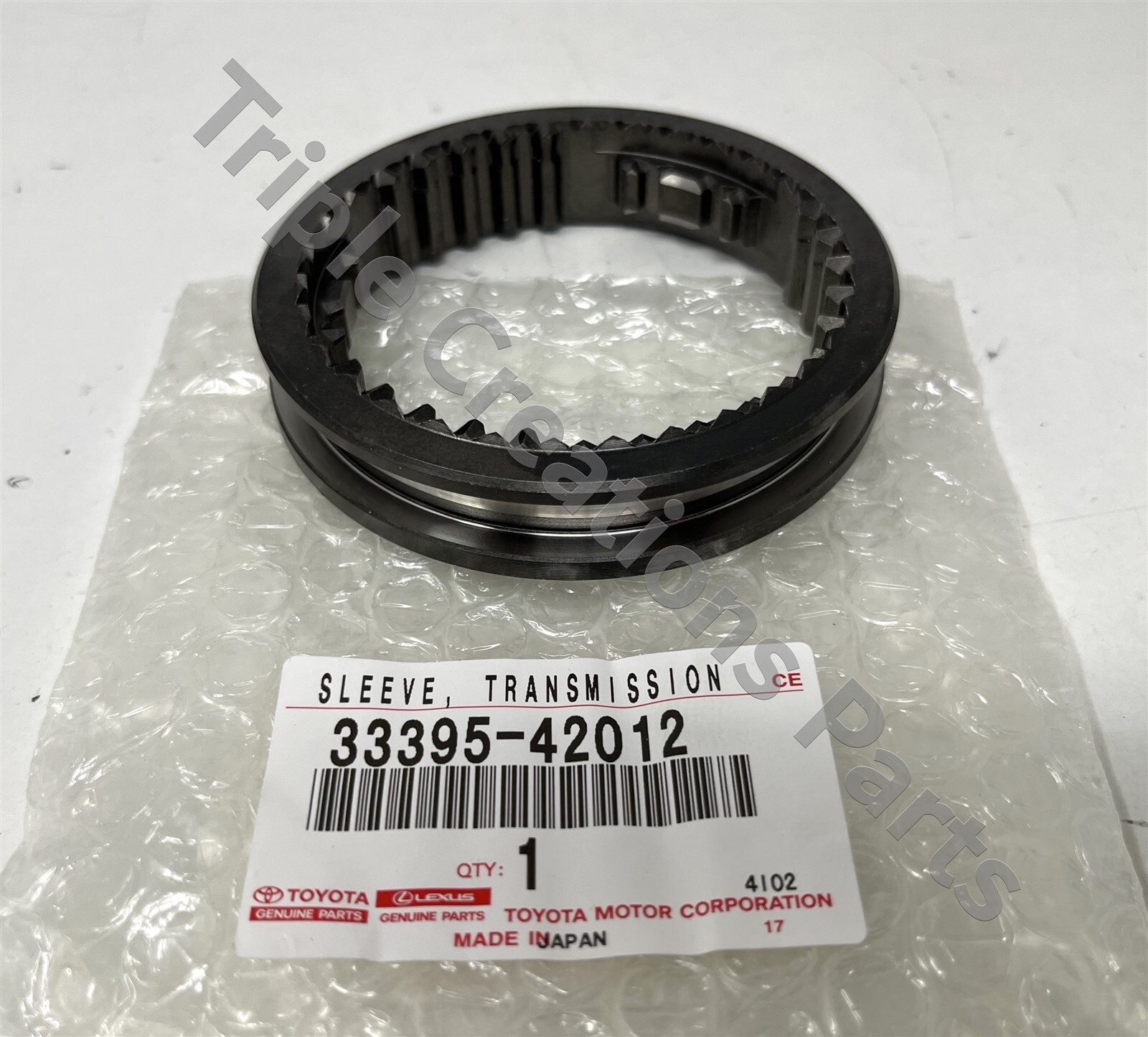 3339542012 Genuine Toyota Sleeve Transmission Hub No.3 33395
