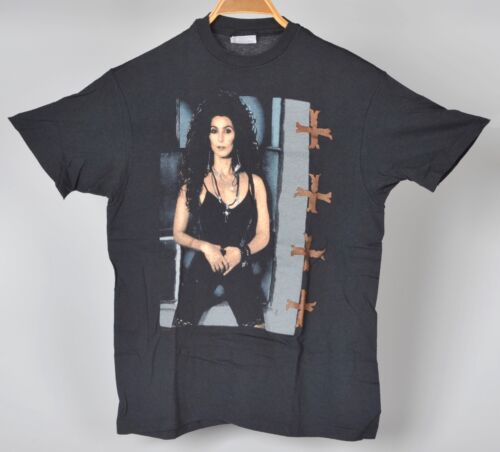Vintage Cher Heart of Stone Tour 1989 Concert T Shirt Adult L Made in USA