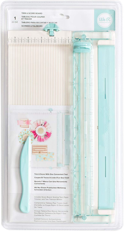 Trim and Score Board wirh Titanium Blade and Scoring Tool Crafts 12 x 12 Inches