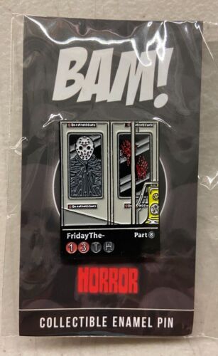 Friday the 13th Jason Takes Manhattan Movie Enamel Pin Bam Horror Box Exclusive
