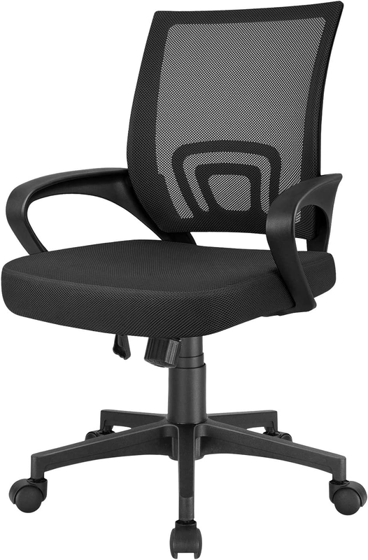 Office Chair Ergonomic Desk Chair Mesh Computer Chair, Mid Back Swivel Task Chai