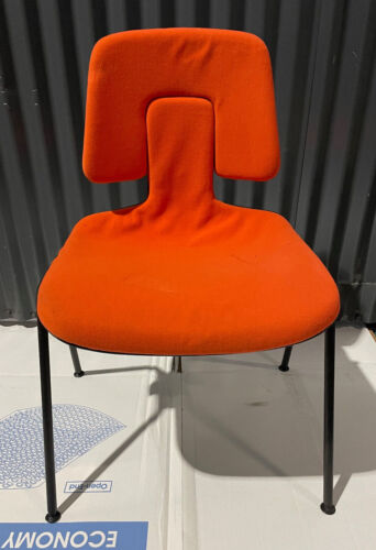 Vintage Herman Miller Upholstery Chair *ORANGE, RARE*! 32" -