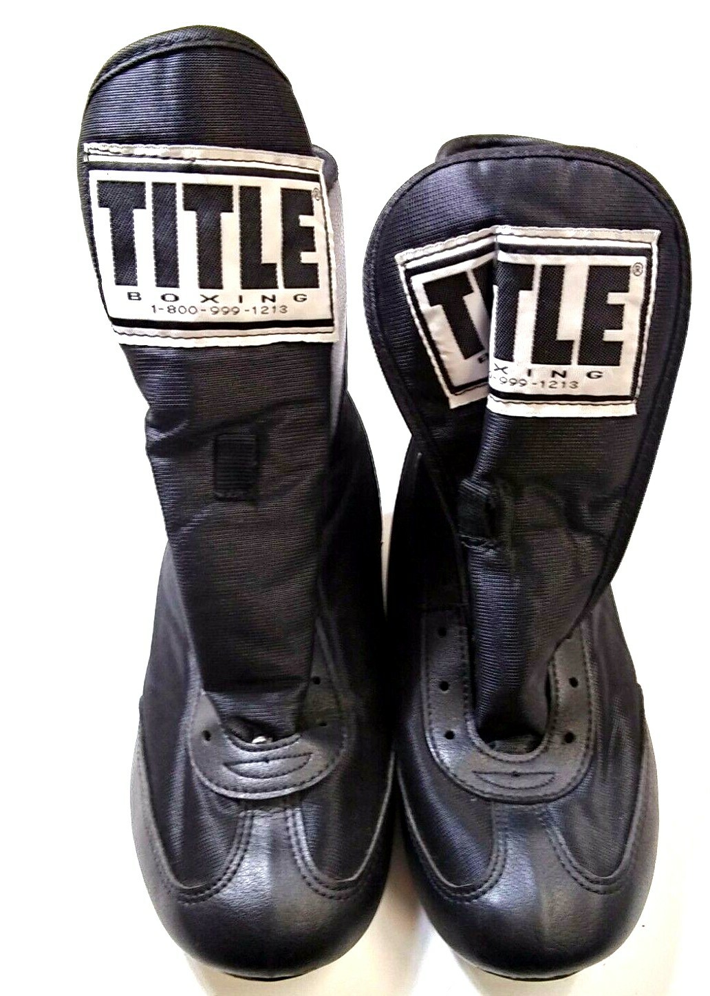 Title Boxing Womens Size 5 Speed-Flex Encore Mid-Length Boxing Shoes Black