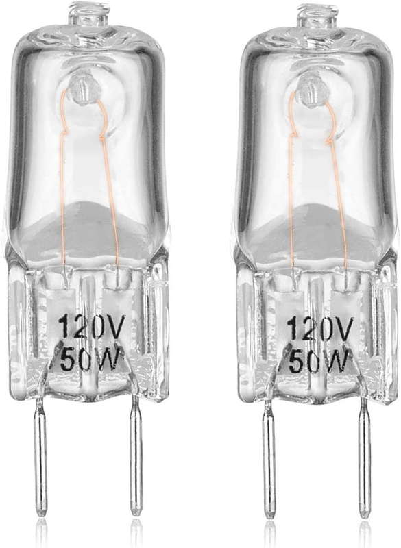 Light Bulb for GE Microwave Oven - 120V 50W Halogen Light Bulb Lamp for GE