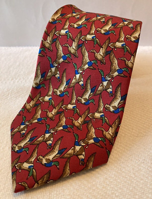 Jos. A. Bank -Joseph A. Bank Men's Tie - ducks - all silk