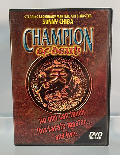 Vintage 1975 Champion Of Death DVD Sonny Chiba Karate