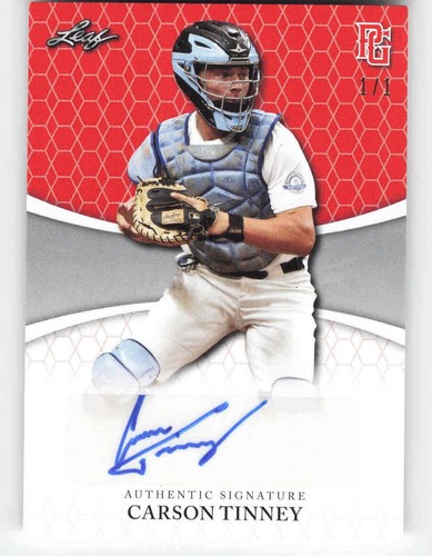 2022 Leaf Perfect Game National Showcase - Carson Tinney #BA-CT1