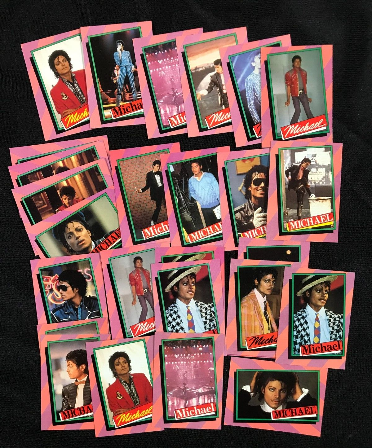 1984 Topps Michael Jackson Card/Sticker Lot 53 NRMT-MINT