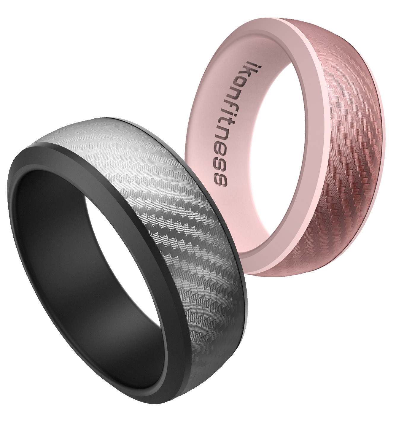 Ikonfittness Stylish Silicone Rings Wedding Band Sport