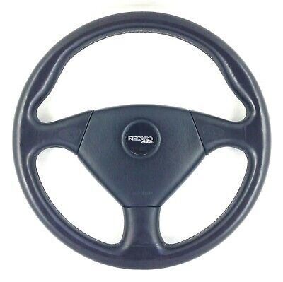 Genuine Momo Recaro Special 370mm black leather steering wheel. RARE!! 7C