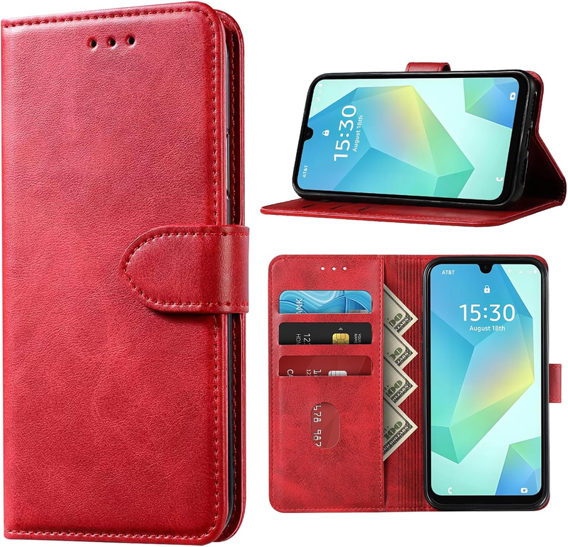 for Samsung Galaxy A16 Case for Samsung A16 Wallet Case Shockproof Flip Flap Mag