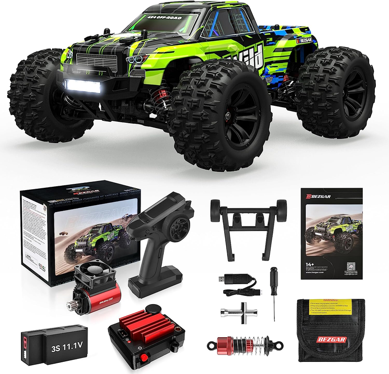 1:16 RC Car Remote Control Crawler Speed 2.4Ghz Monster Truck 4WD Off-Road Cars