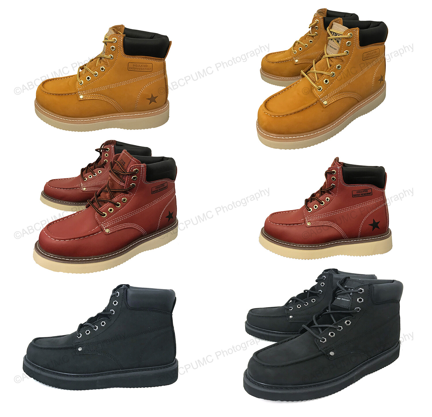 oil and water resistant work boots