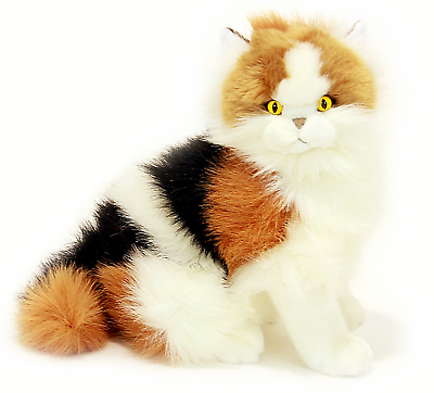 Calico Tortoise Shell Persian CAT Alfio BOCCHETTA 34cm soft