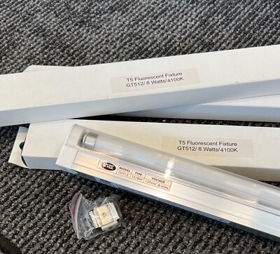 Antares GT512 Geminix Ultra Slim T5 8 Watt 12 3/8'' 120V AC Fluorescent Fixture