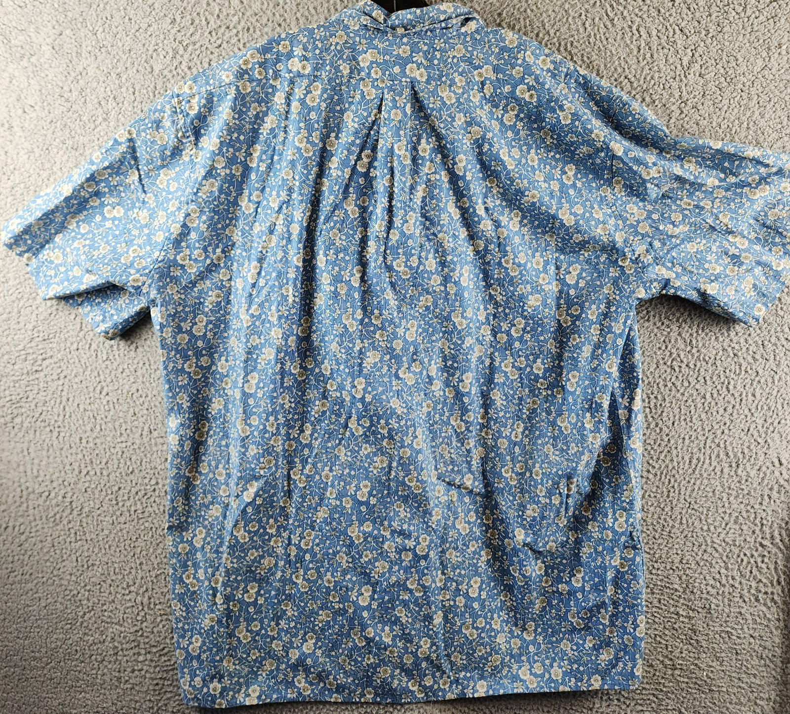 Reyn Spooner Kettle Floral Classic Fit Camp Shirt Men's 3XL Lichen Blue S/S - Picture 11 of 14
