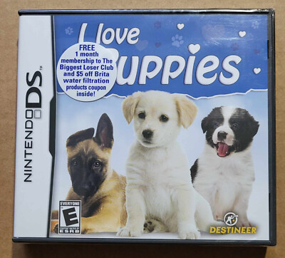 I Love Puppies Nintendo DS 2010 New Factory Sealed